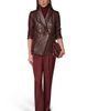 Donna Karan New York Donna Karan New York Double Breasted Leather Blazer - 5