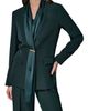 Donna Karan New York Donna Karan New York Drape Neck Fitted Blazer - 1