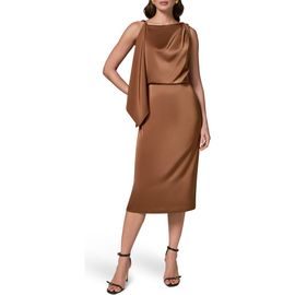 Donna Karan New York Donna Karan New York Drape Sheath Midi Dress