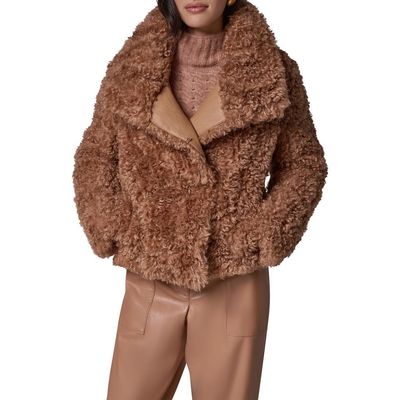 Donna Karan New York Donna Karan New York Faux Fur Teddy Jacket