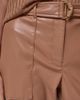 Donna Karan New York Donna Karan New York Faux Leather Belted Cargo Pants - 5