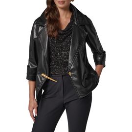 Donna Karan New York Donna Karan New York Faux Leather Blazer