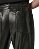 Donna Karan New York Donna Karan New York Faux Leather Patch Pocket Pants - 4