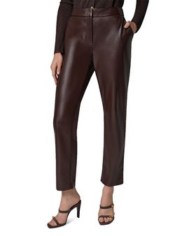 Donna Karan New York Donna Karan New York Faux Leather Slim Pants