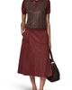 Donna Karan New York Donna Karan New York Faux Suede Patch Pocket Skirt - 5