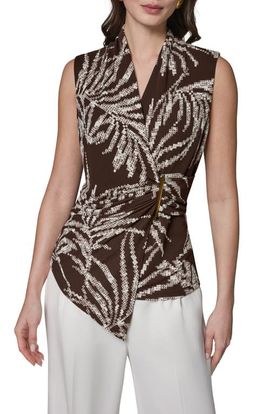 Donna Karan New York Donna Karan New York Faux Wrap Top