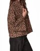 Donna Karan New York Donna Karan New York Flocked Leopard Print Trapeze Jacket - 3