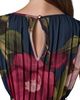 Donna Karan New York Donna Karan New York Floral Print Pleated Sleeveless Dress - 4