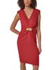 Donna Karan New York Donna Karan New York Gathered Hardware Sheath Dress - 1