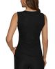 Donna Karan New York Donna Karan New York Gathered Sleeveless Top - 3