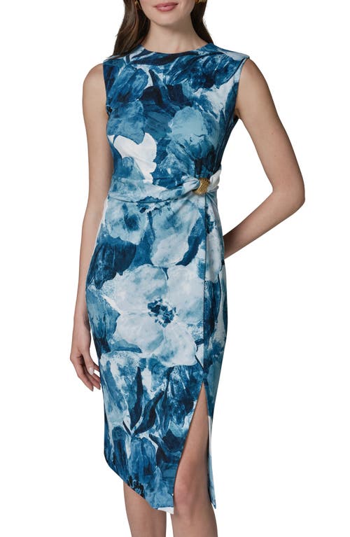 Donna Karan New York Donna Karan New York Gathered Waist Midi Dress