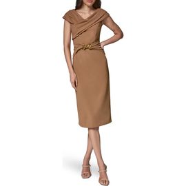 Donna Karan New York Donna Karan New York Hardware Waist Sheath Dress