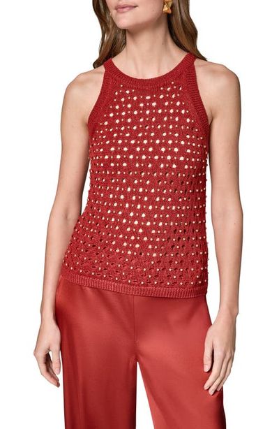 Donna Karan New York Donna Karan New York Hotfix Cotton Blend Sweater Vest