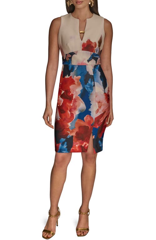Donna Karan New York - Keyhole Front Sleeveless Sheath Dress