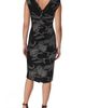 Donna Karan New York Donna Karan New York Leaf Embroidery Sleeveless Sheath Dress - 2