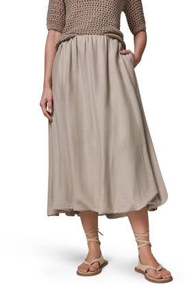 Donna Karan New York Donna Karan New York Linen Blend Bubble Skirt