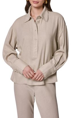 Donna Karan New York Donna Karan New York Linen Blend Top