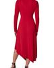 Donna Karan New York Donna Karan New York Long Sleeve Asymmetric Dress - 2