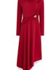 Donna Karan New York Donna Karan New York Long Sleeve Asymmetric Dress - 5