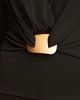 Donna Karan New York Donna Karan New York Long Sleeve Faux Wrap Hardware Top - 5