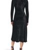 Donna Karan New York Donna Karan New York Long Sleeve Textured Midi Dress - 2