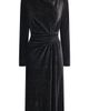 Donna Karan New York Donna Karan New York Long Sleeve Textured Midi Dress - 5