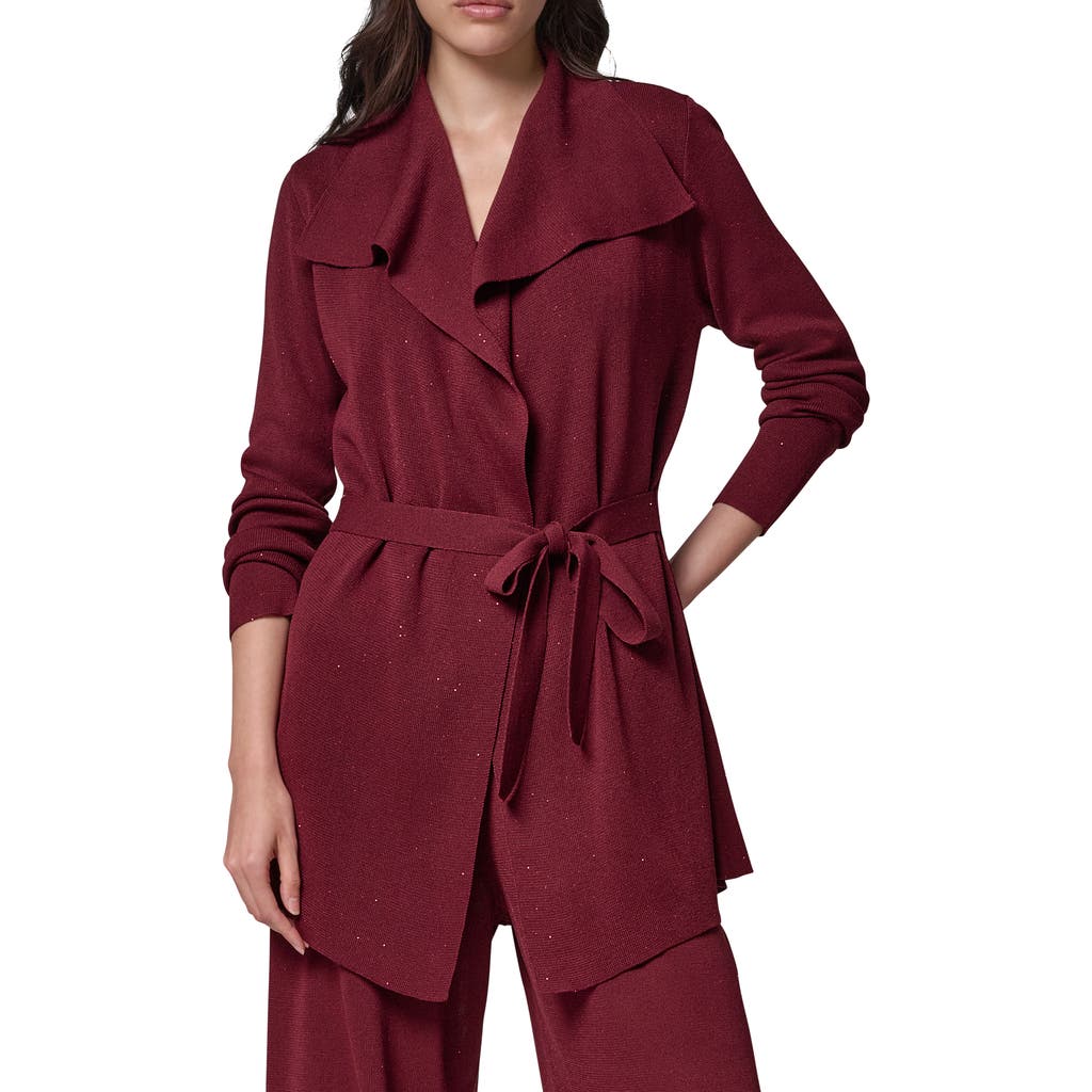 Donna Karan New York Donna Karan New York Metallic Belted Cardigan