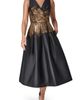 Donna Karan New York Donna Karan New York Metallic Fit & Flare Dress - 1