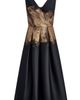 Donna Karan New York Donna Karan New York Metallic Fit & Flare Dress - 5
