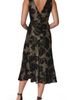 Donna Karan New York Donna Karan New York Metallic Floral Print A-Line Dress - 2