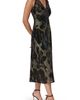 Donna Karan New York Donna Karan New York Metallic Floral Print A-Line Dress - 3