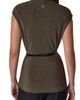 Donna Karan New York Donna Karan New York Metallic Mock Neck Top with Belt - 2