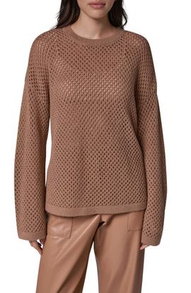 Donna Karan New York Donna Karan New York Metallic Open Stitch Sweater