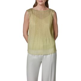 Donna Karan New York Donna Karan New York Metallic Plissé Top