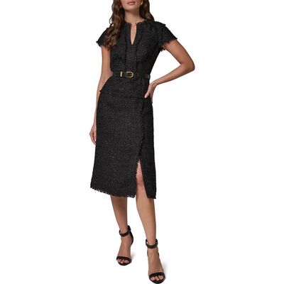 Donna Karan New York Donna Karan New York Metallic Tweed A-Line Dress
