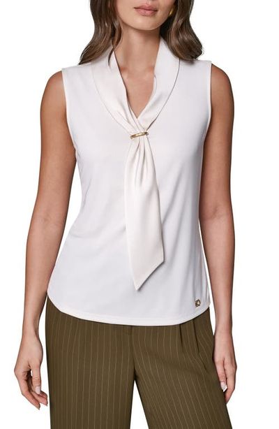 Donna Karan New York Donna Karan New York Necktie Sleeveless Top