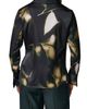 Donna Karan New York Donna Karan New York Notched Collar Satin Wrap Blouse - 2