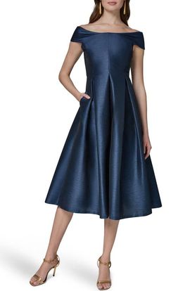 Donna Karan New York - Floral Asymmetric Midi Dress