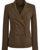 Donna Karan New York Donna Karan New York Pinstripe Double Breasted Blazer - 5