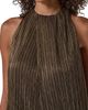 Donna Karan New York Donna Karan New York Pleated Halter Neck Crinkle Top - 4