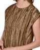 Donna Karan New York Donna Karan New York Pleated Metallic Top - 4