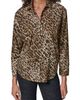 Donna Karan New York Donna Karan New York Print Cotton Voile Button-Up Shirt - 1