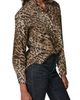 Donna Karan New York Donna Karan New York Print Cotton Voile Button-Up Shirt - 3