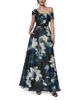 Donna Karan New York Donna Karan New York Printed Organza Off The Shoulder Gown - 1