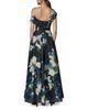 Donna Karan New York Donna Karan New York Printed Organza Off The Shoulder Gown - 6