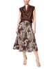 Donna Karan New York Donna Karan New York Printed Pleated Midi Skirt - 2