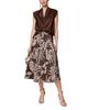 Donna Karan New York Donna Karan New York Printed Pleated Midi Skirt - 4