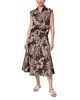Donna Karan New York Donna Karan New York Printed Pleated Midi Skirt - 5