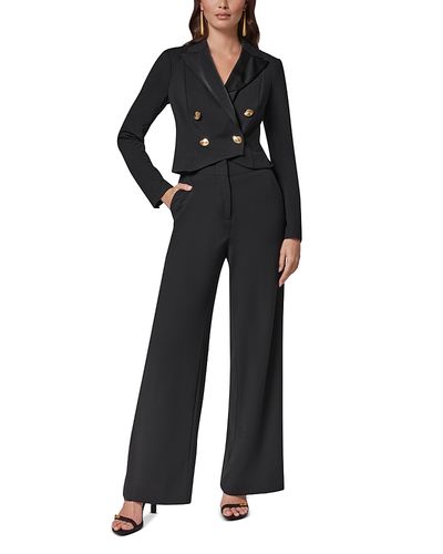 Donna Karan New York Donna Karan New York Satin Lapel Double Breasted Jumpsuit