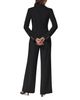 Donna Karan New York Donna Karan New York Satin Lapel Double Breasted Jumpsuit - 3
